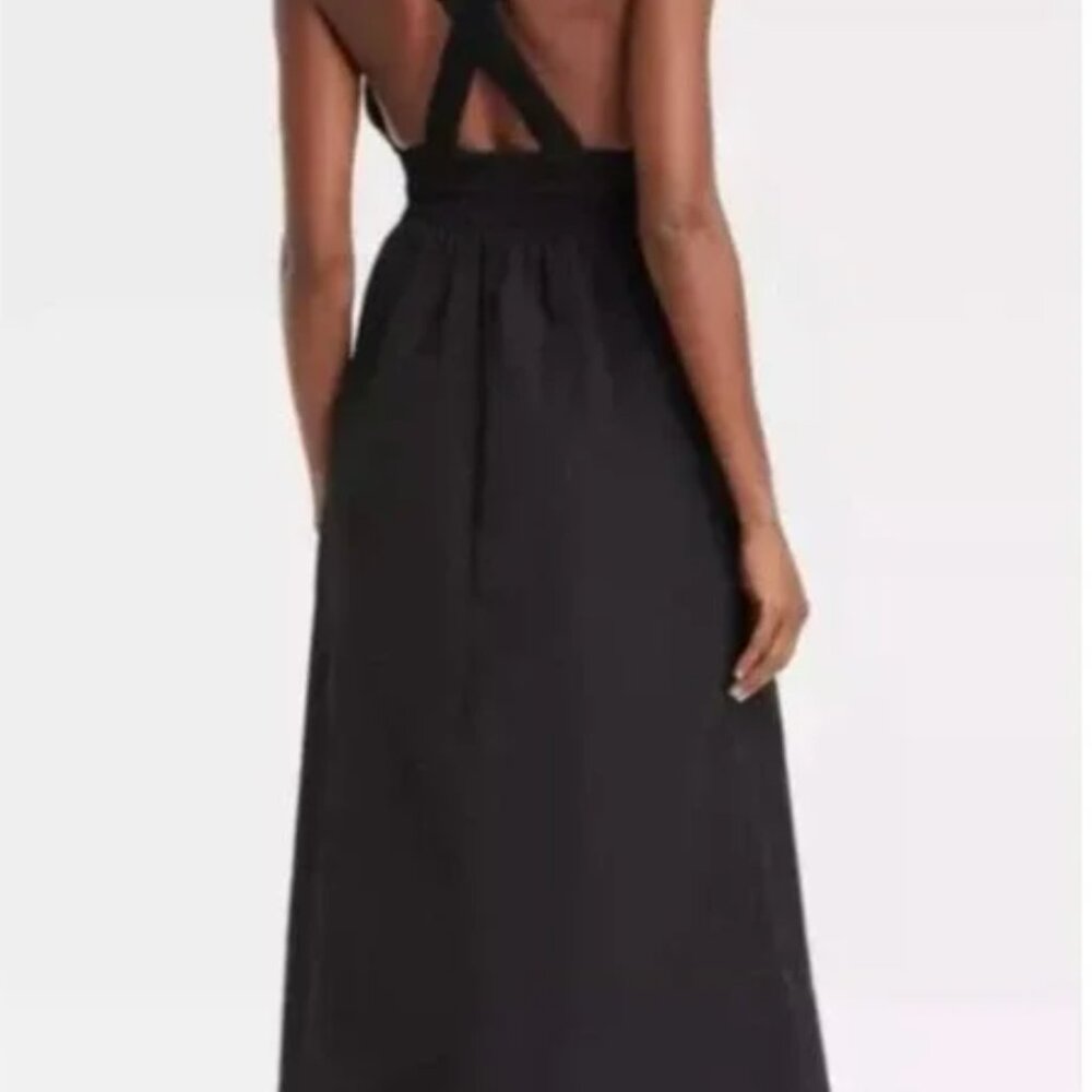 Target - a new day cross cross strap Black Dress - Picture 3 of 9